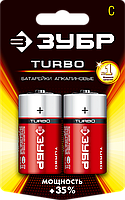 Батарейки ″TURBO″ алкалиновые, C, 1,5В