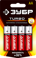 Батарейки ″TURBO″ алкалиновые, AA, 1,5В